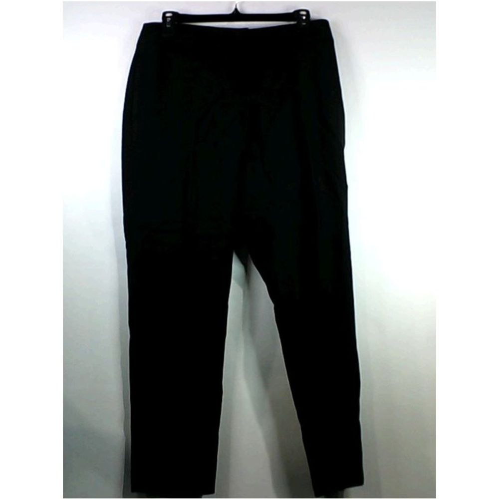 Le Suit Womens 2KHT Regular Button Fly Pants, Black, Size 6
